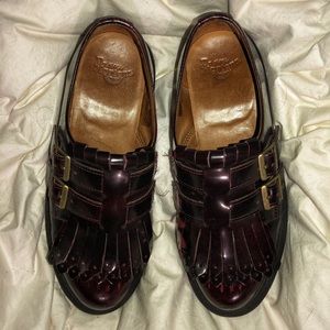Burgundy/Oxblood Doc Marten loafer